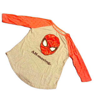 GIRLS Spider-Man 3/4 sleeve shirt